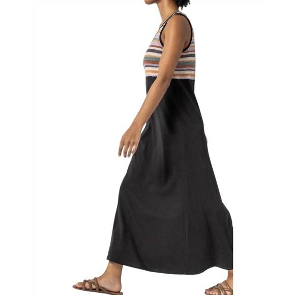 NEW LILLA P crochet maxi dress in black - Picture 2 of 4